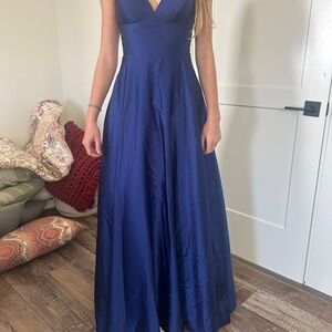Betsy & Adam Royal Blue Maxi Dress